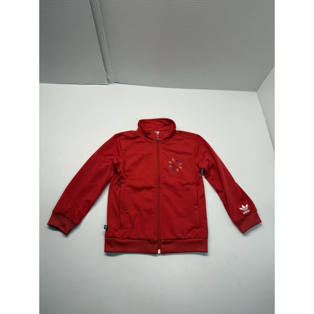 Adidas Originals Toddler 4T Adicolor Track Jacket HB9460 Vivid Red